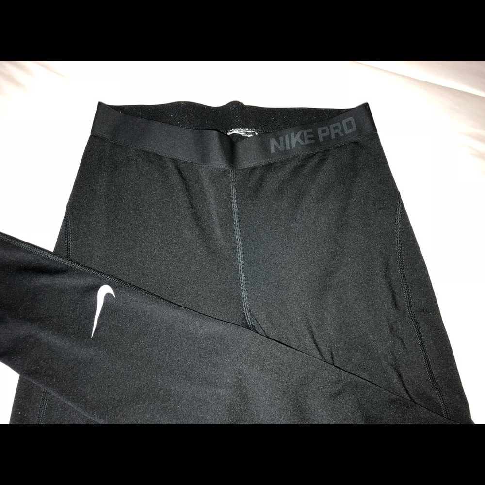 Nike Pro Black Fleece Leggings
